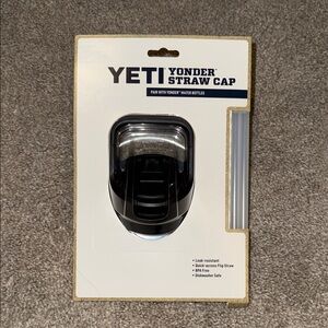 YETI YONDER STRAW CAP| BLACK